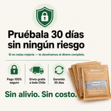 Garantía 30 días de Bambu Compress, marca chilena de soporte de bambú para el dolor articular
